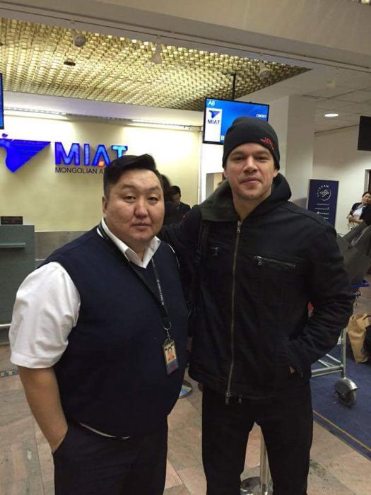 Холливудын од Мэтт Дэмон Монголд ирсэн нь үнэн